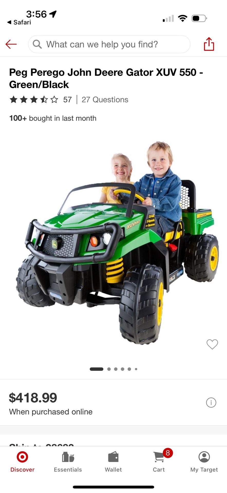 Kids Tractor Power Wheel