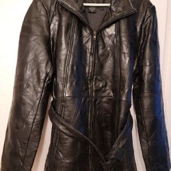 **Maxam Mosaic Leather Coat/Jacket**