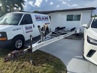 Aluminum boat trailer