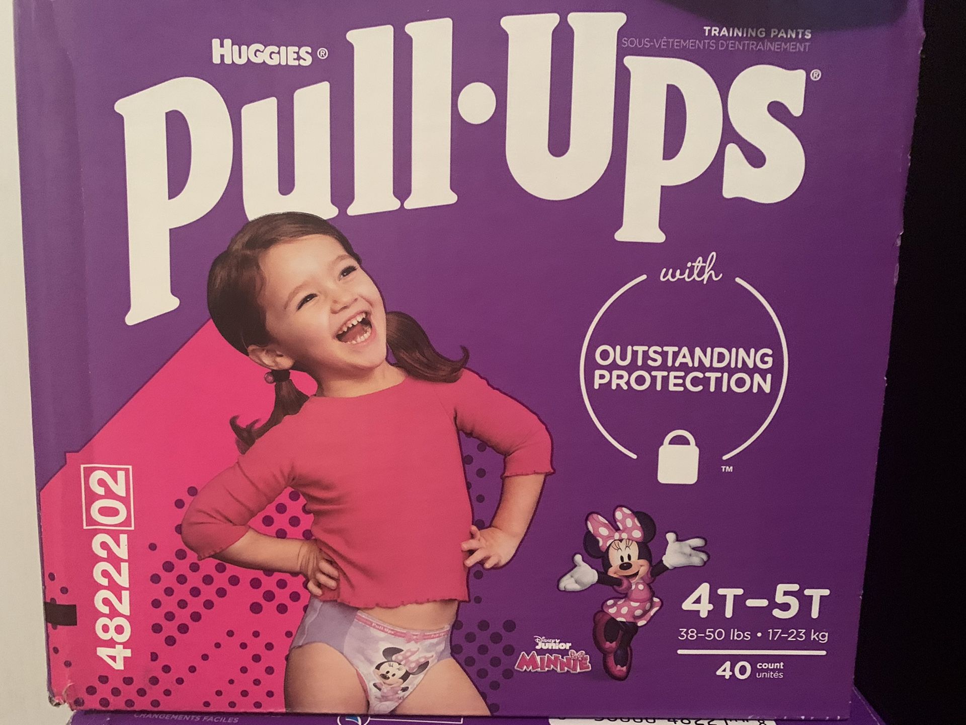 Huggies pull ups 4t-5t 40 count