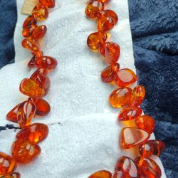 Real Natural Baltic Amber Necklace 