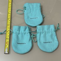 Authentic Tiffany Jewelry Pouch / Dust Bags