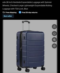 Blue suite case