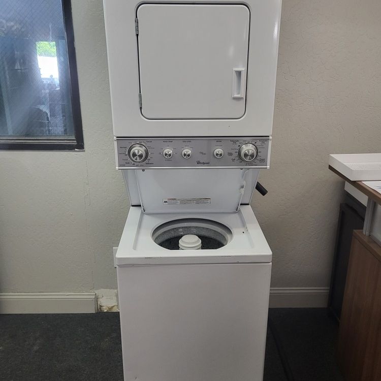 🌻 Spring Sale! 24 Inch 2016 Whirlpool Stack Washer & Electric Dryer  - Warranty Included 