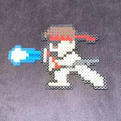 Street fighter Ryu Bead Art