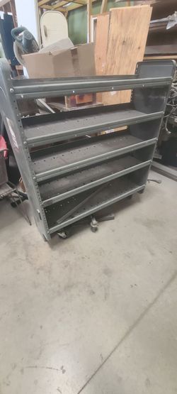 Work van shelves