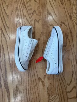 White Pearlized Vans