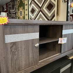 Gray Tv Stand 
