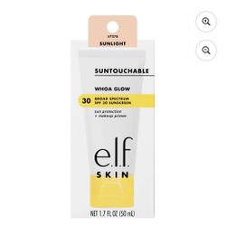 e.l.f. SKIN Suntouchable Whoa Glow SPF 30, Sunlight , 1.7 fl oz