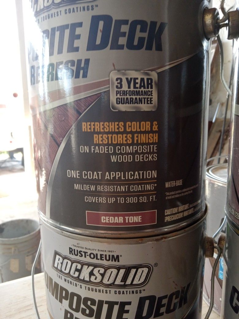 Rocksolid composite deck refresh store