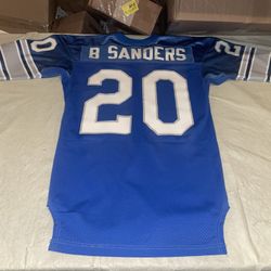 Authentic Barry Sanders Detroit Lions Wilson Jersey Mens 44 USA Clean Prestige