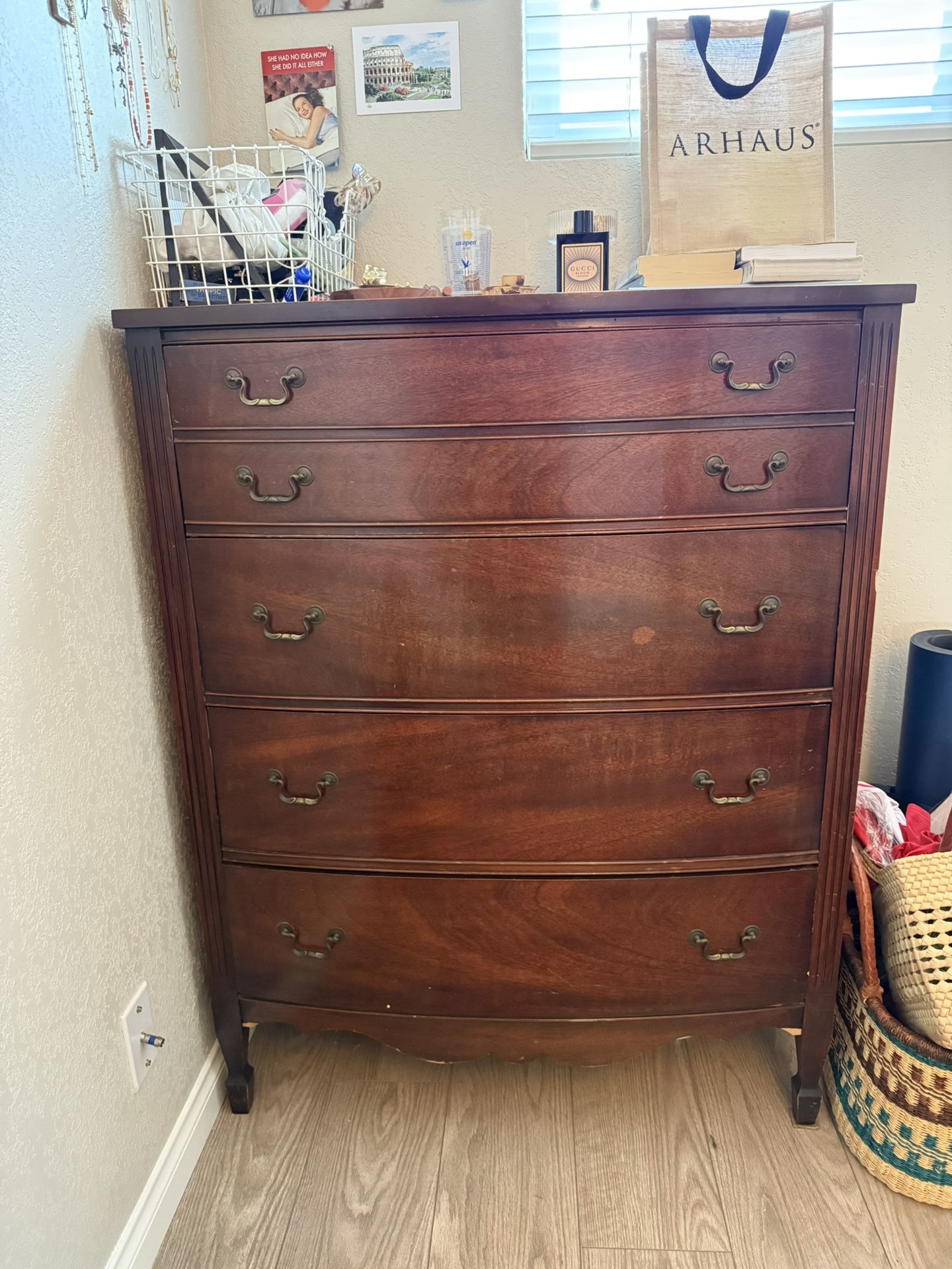 Vintage Cherrywood Dresser 