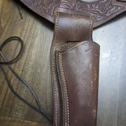 Vintage Leather Gunbelt