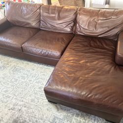 Pottery Barn Turner Square Arm with Chaise