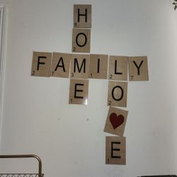 Wall Art Scrabble Wall Tiles Large