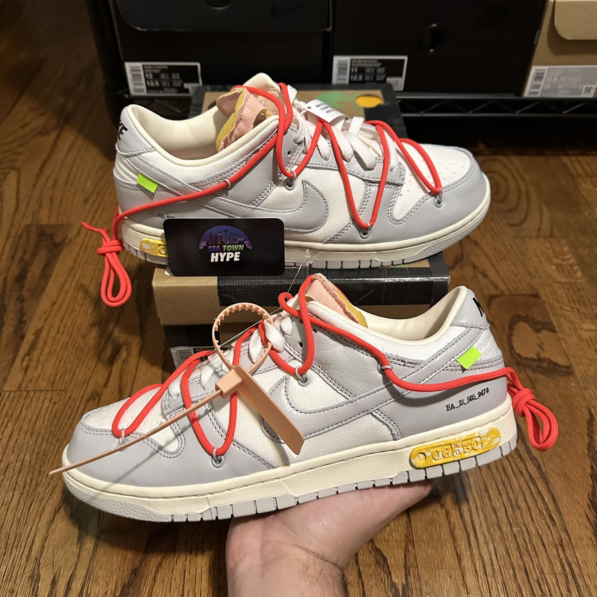 Nike Dunk Low Off-White ‘Lot 6’ Size 11M Brand New