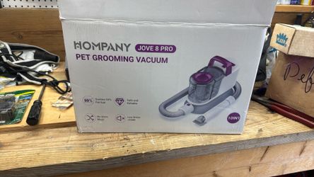 Pet grooming vacuum