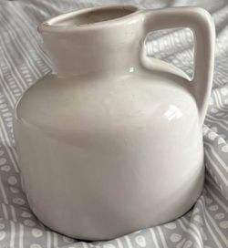 White Ceramic Jug Vase