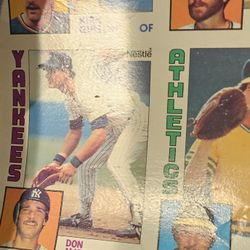 Tops Nestle Uncut Sheet (Don Mattingly Rookie)