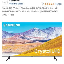 NEW 65-inch 4k Smart TV
