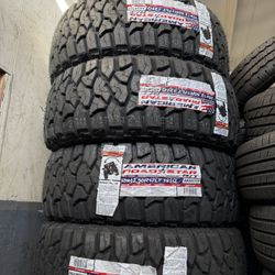 ‼️🚨vendo Set De Llantas Lt 35x12.50 17 American R/T Tires