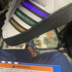 Led Light Adidas Shoes Size 7k