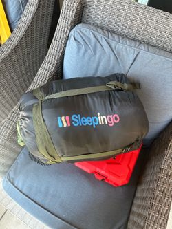 Green 2 person sleeping bag