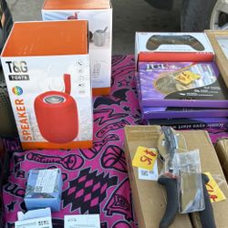 Waterproof speaker, aluminum sheet cutters and a wireless PS4 controller