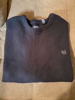 Chaps Dark Blue Crew Neck Sweater Large