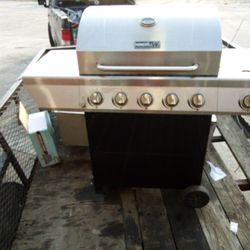 Next Grill Barbecue Pit Propane With Side Burner For Pots
