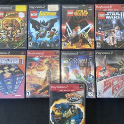 Sony PlayStation 2 Video Game Bundle —Read Description— 