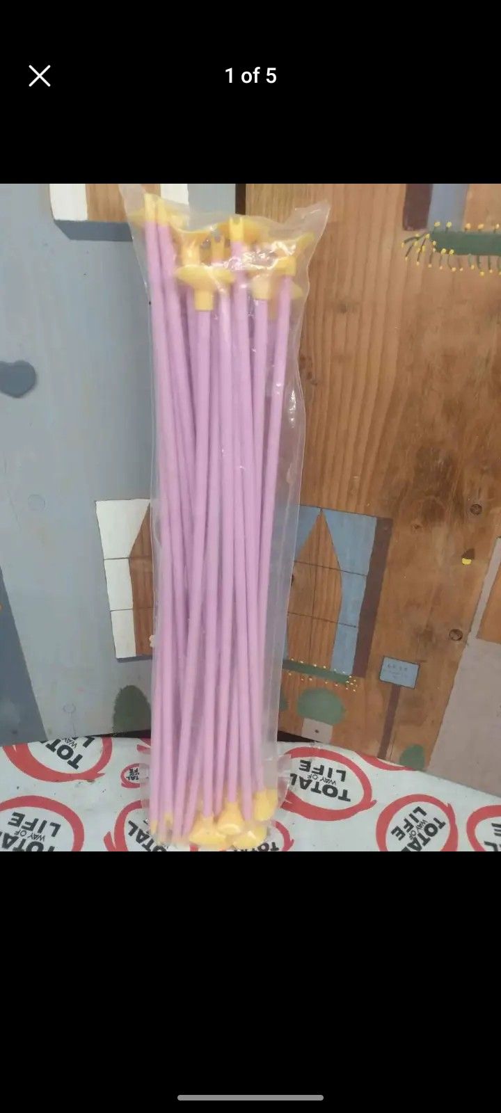 Replacement Suction Cup Arrows 20 Piece Pink With Yellow Tips Toy