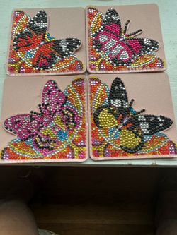 Butterfly diamond dot bookmarks