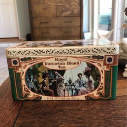 Vintage Royal Victorian  Tea Tin, Unopened
