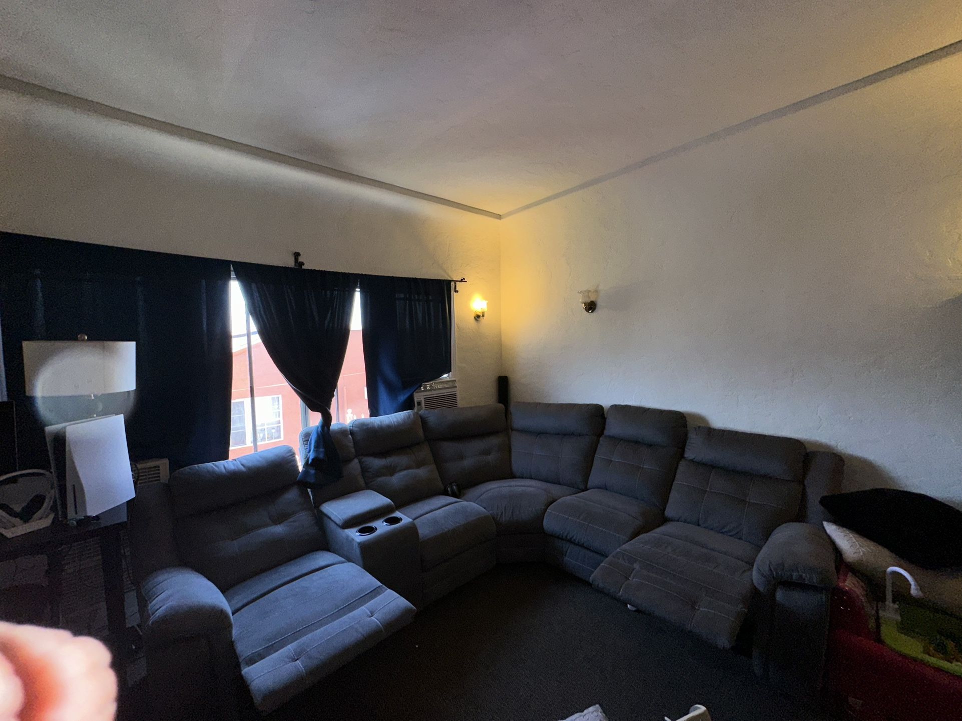 3 Pcs Sectional Light Grey Couch