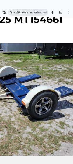 Car Tow Dolly Trailer with electric brakes