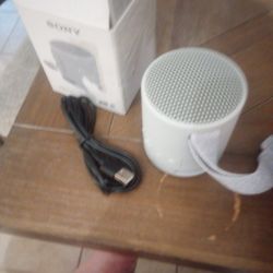 Sony SRS-XB100 Wireless Bluetooth Portable Lightweight Super-Compact Travel Speaker, Light Gray