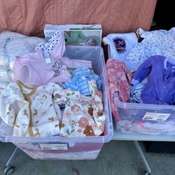 Baby Stuff baby girl clothes Plz 0-9 Months n diapers 