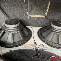 Set Of 15inch Rockville Dj Speakers 