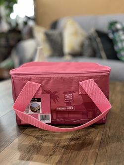 NEW TRADER JOES LIMITED EDITION MINI INSULATED BAG PINK