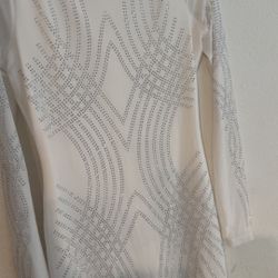 White Dress With Sparkles 