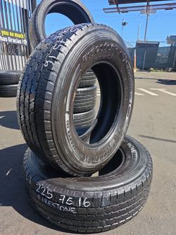 225 75 16 LT FIRESTONE $140 CASH PRICE