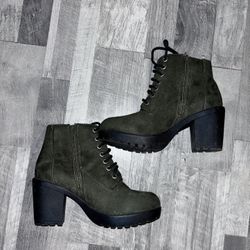 Combat Heeled Boots 7