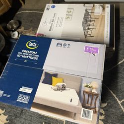 Serta Full Mattress With Frame New
