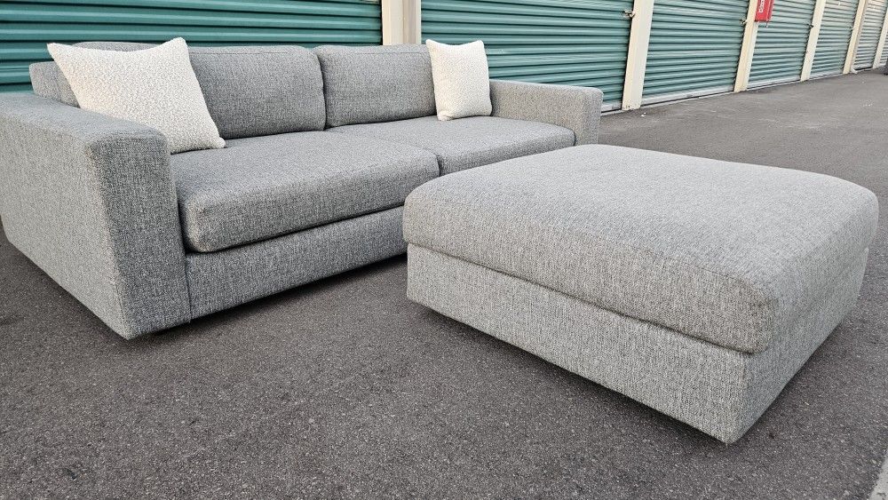 FREE DELIVERY!!! West Elm "Urban" Sofa + Ottoman ($2.8K Retail...65% OFF!!!)
