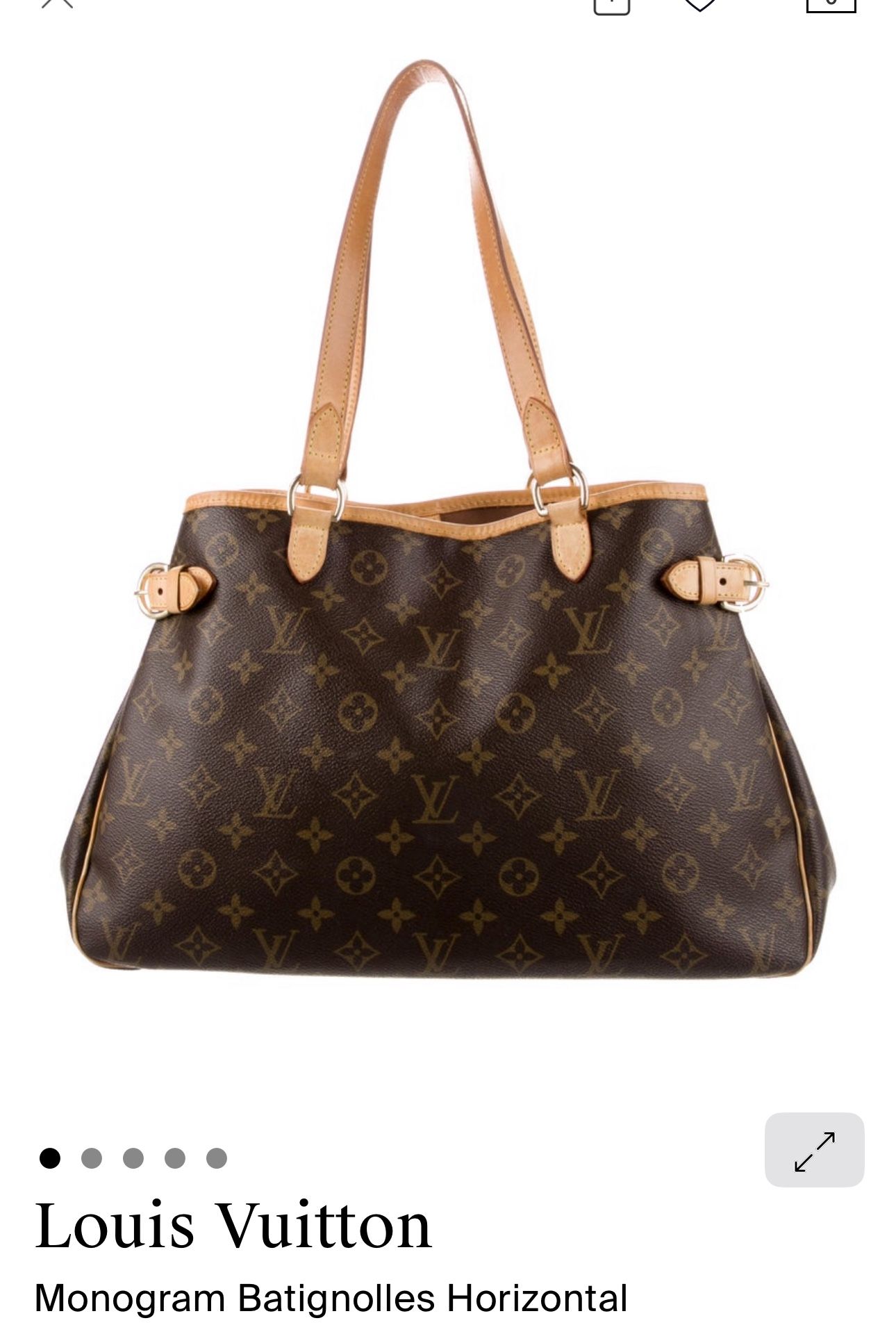 Louis Vuitton Monogram Batignolles Horizontal