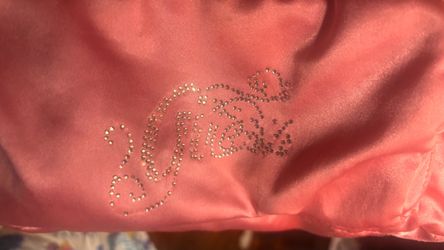 Guess pink silk purse
