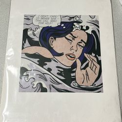 2004 Print Estate Of Roy Lichtenstein Drowning Girl 1963