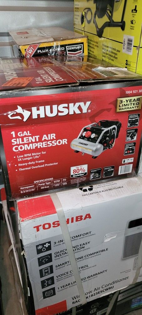 Husky silent air 1 gallon compressor