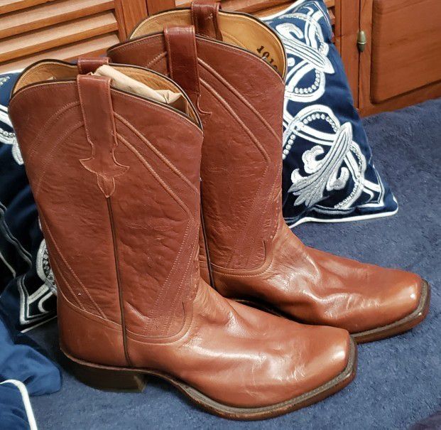 Boots Cowboy Men's Kangaroo Leather 